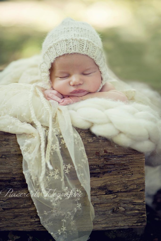 servizi fotografici neonati roma camilla esterno bosco